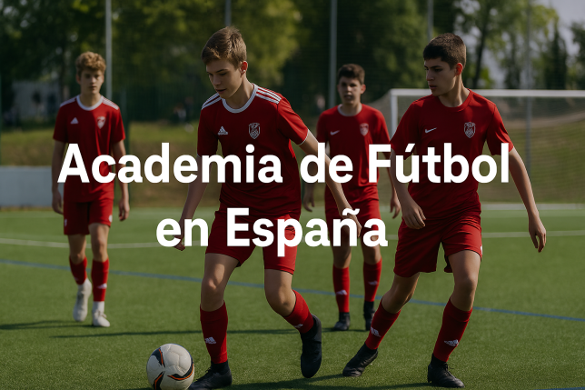 Academia de futbol en España