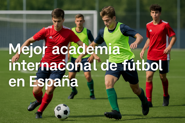Mejor academia internacional de futbol en España